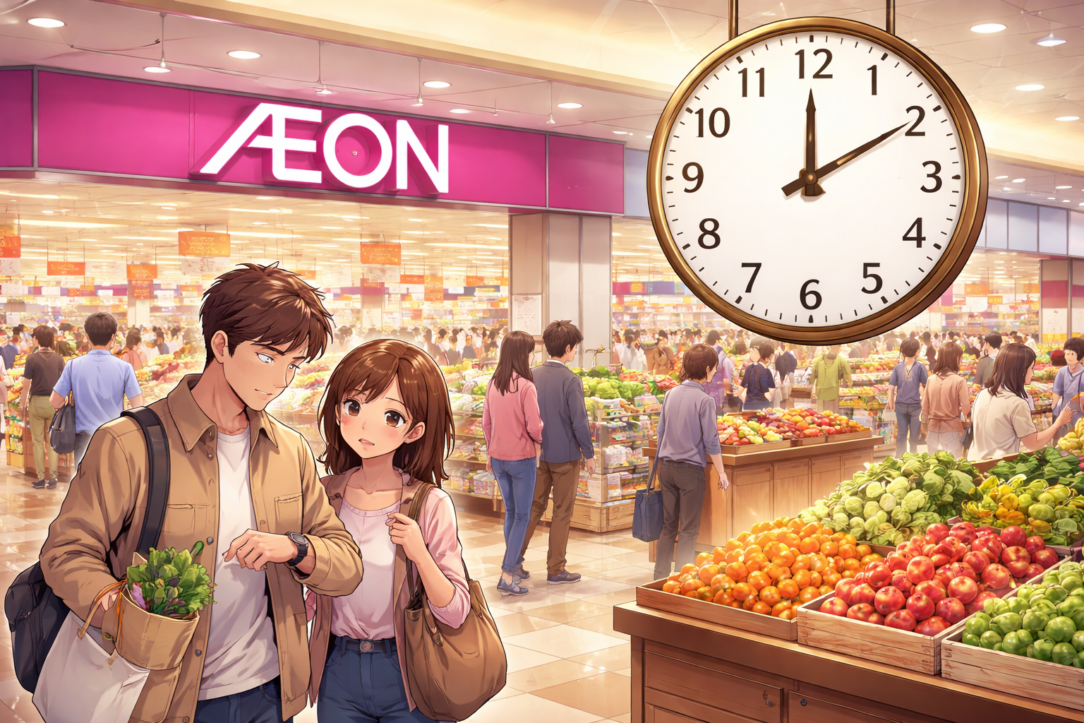 イオンの売り場時間はいつ？