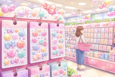 ボンボンドロップシールのイオン売り場はどこ？