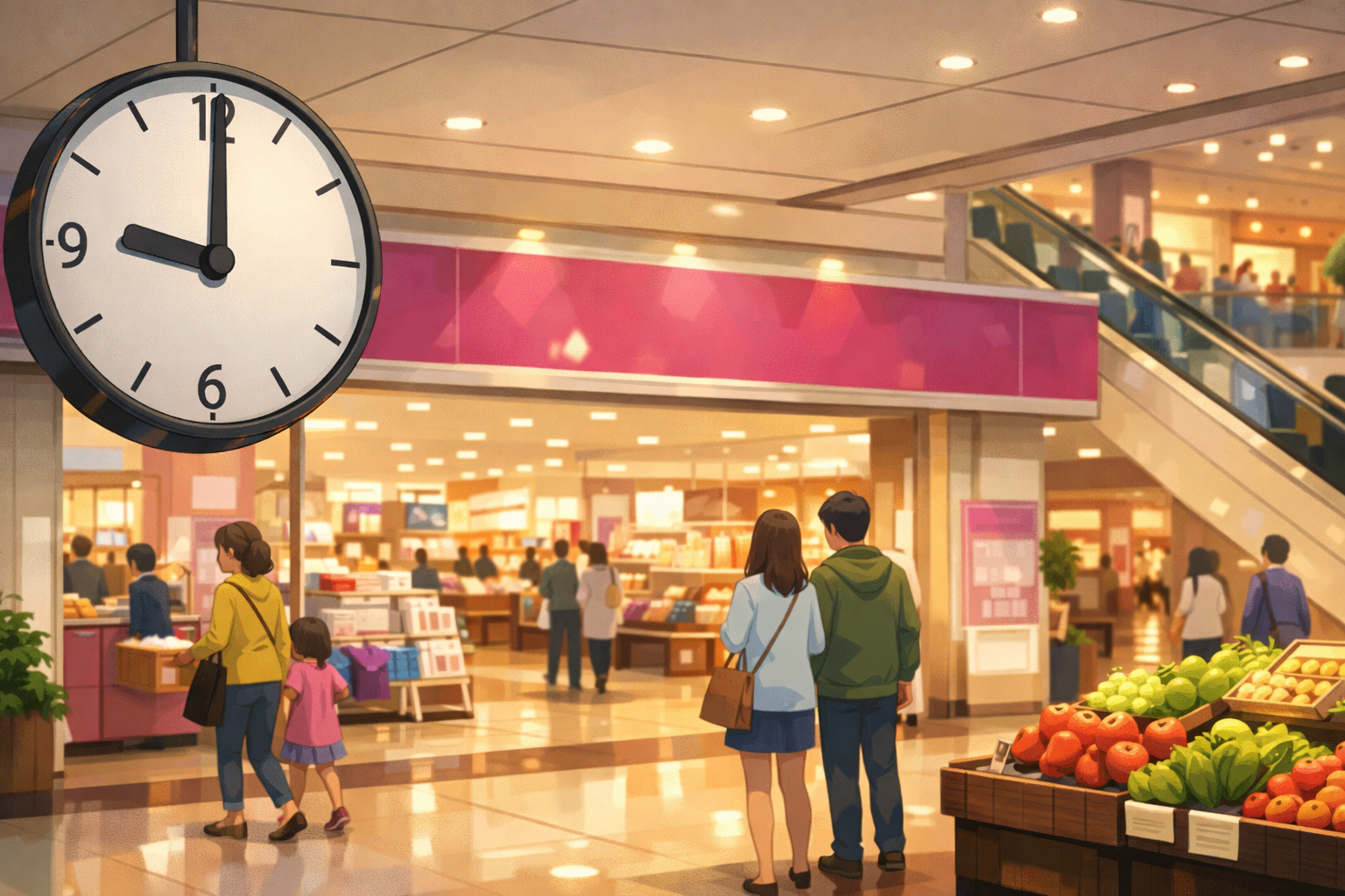 エリア別の営業時間を詳しくご紹介！