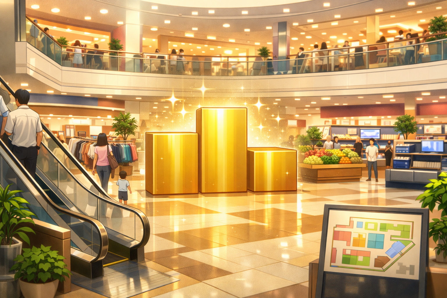 売り場面積で順位が決まる理由