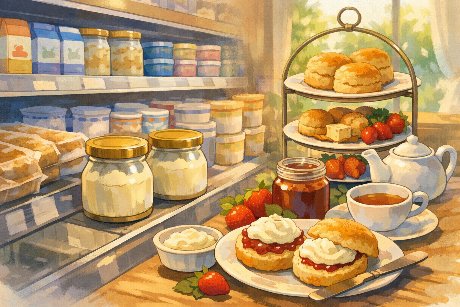 クロテッドクリームの楽しみ方